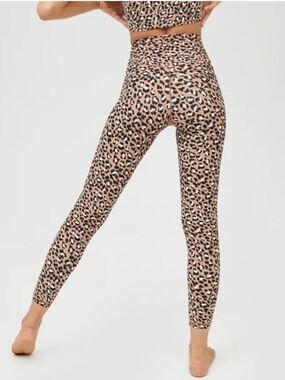 {aerie}: crossover leopard leggings / M